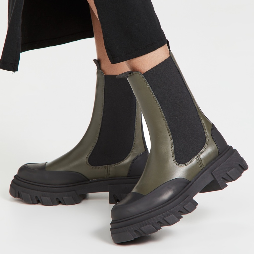 Ganni Mid Chelsea boots